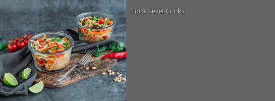 Rezeptbild für "Scharfer Glasnudel-Salat"