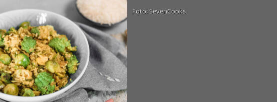 Rezeptbild für "Schnelle asiatische Reispfanne"