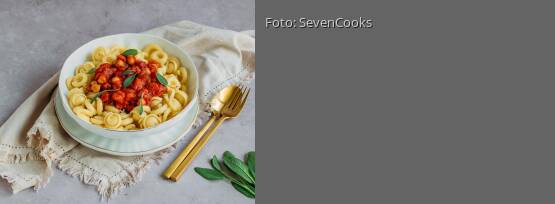 Rezeptbild für "Kichererbsen Pasta"