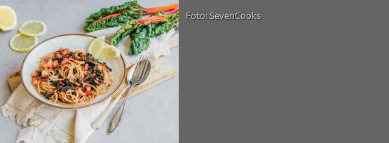 Rezeptbild für "Schnelle Mangold-Spaghetti"