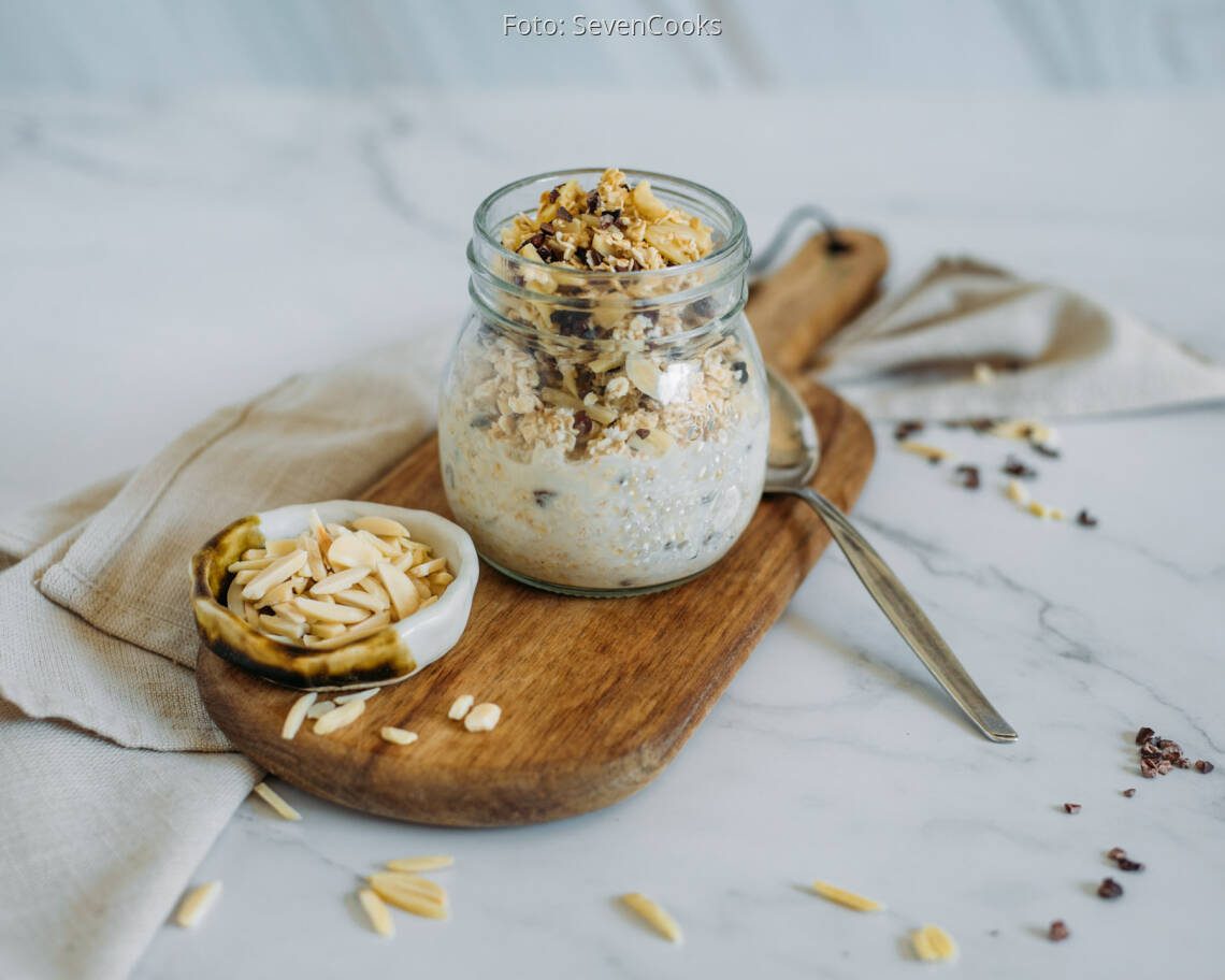 veganes Rezept: Schnelle Overnight Oats