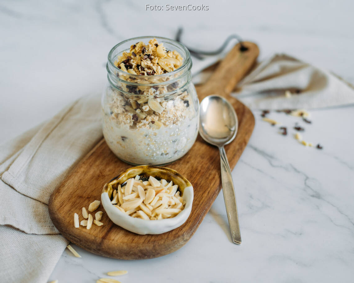 veganes Rezept: Schnelle Overnight Oats