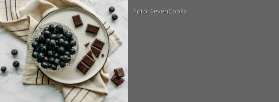 Rezeptbild für "Schokolade und Heidelbeeren"