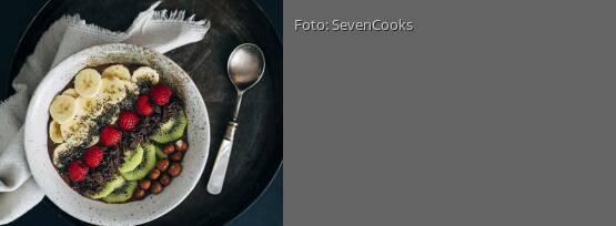 Rezeptbild für "Schokoladen-Haselnuss-Smoothie-Bowl"