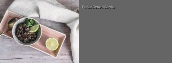Rezeptbild für "Schwarzes Bohnenmus"