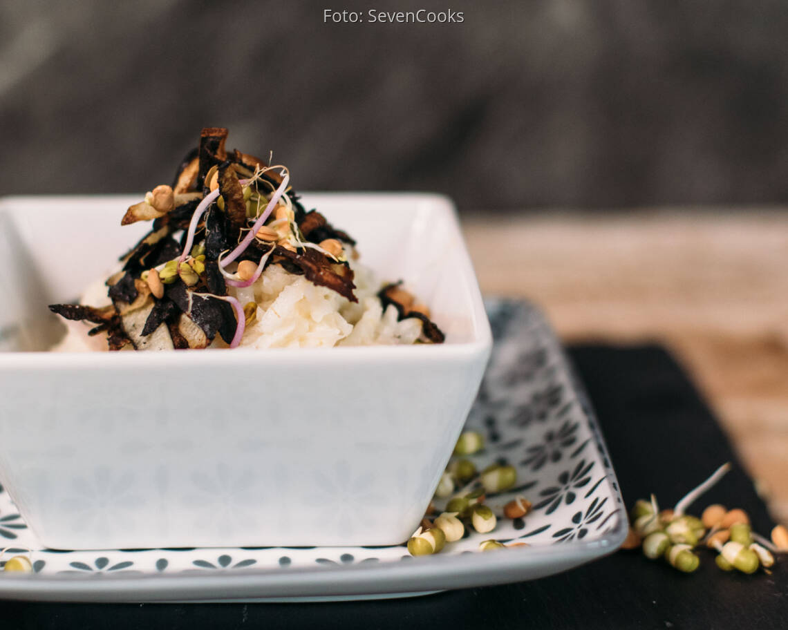 Veganes Rezept: Schwarzrettichsalat mit Joghurtdressing 1