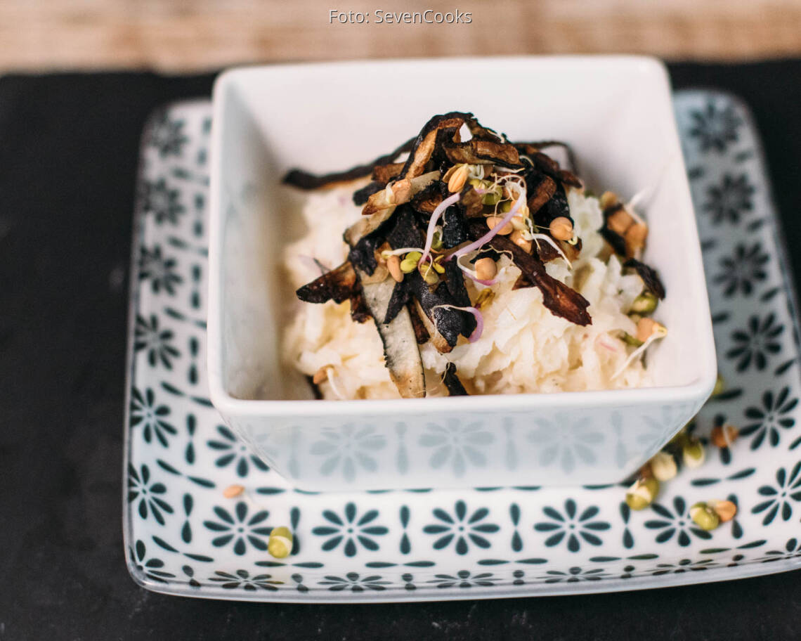 Veganes Rezept: Schwarzrettichsalat mit Joghurtdressing 2