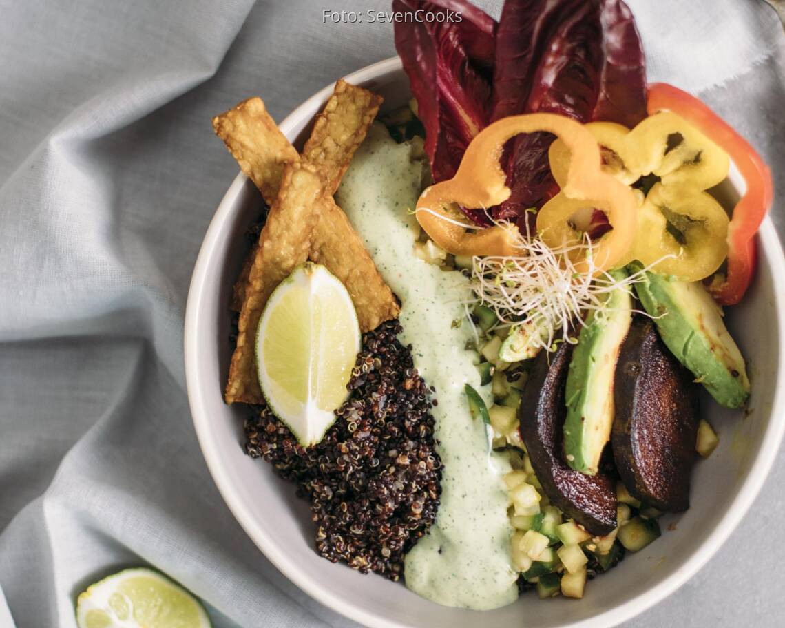 Veganes Rezept: Südamerikanische Quinoa-Bowl