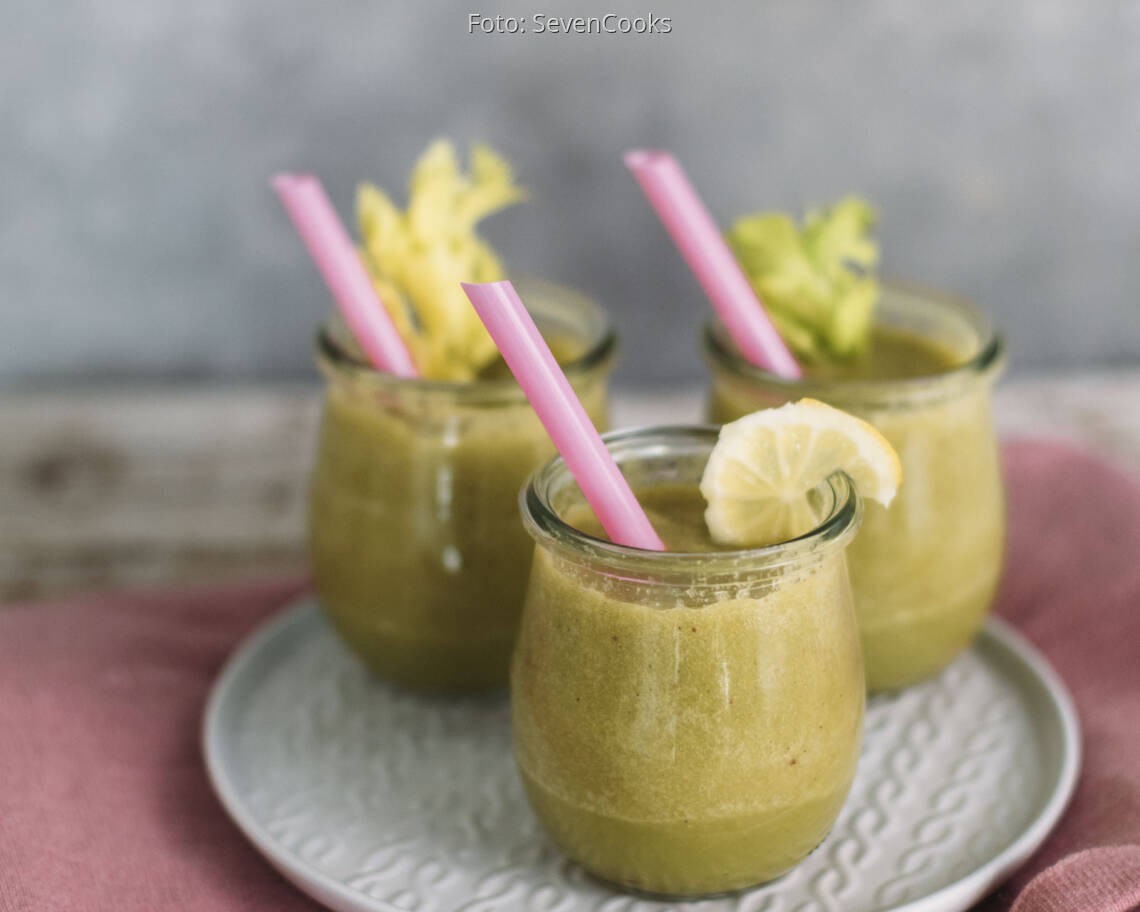 Veganes Rezept: Sellerie-Matcha-Smoothie 2