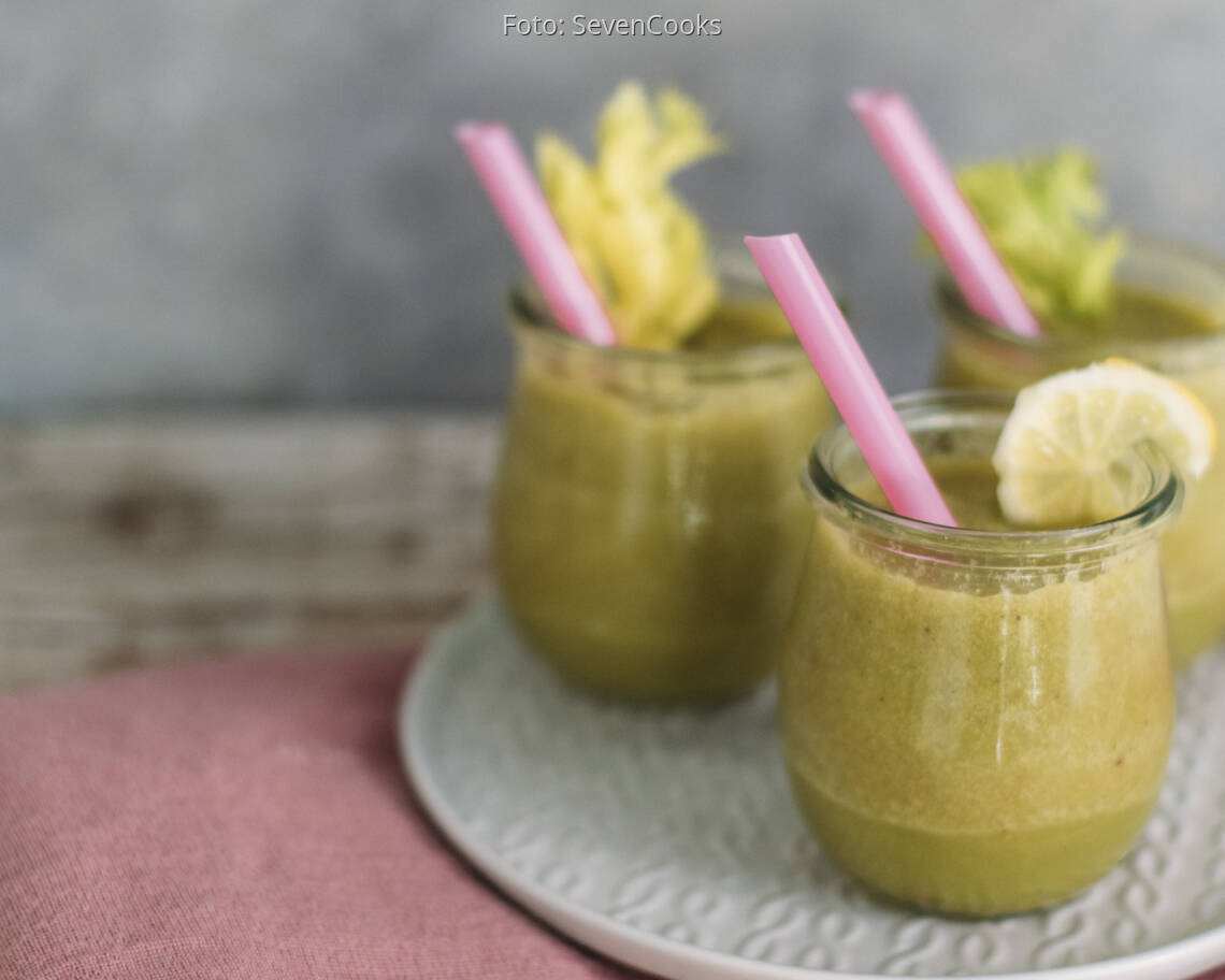 Veganes Rezept: Sellerie-Matcha-Smoothie 3
