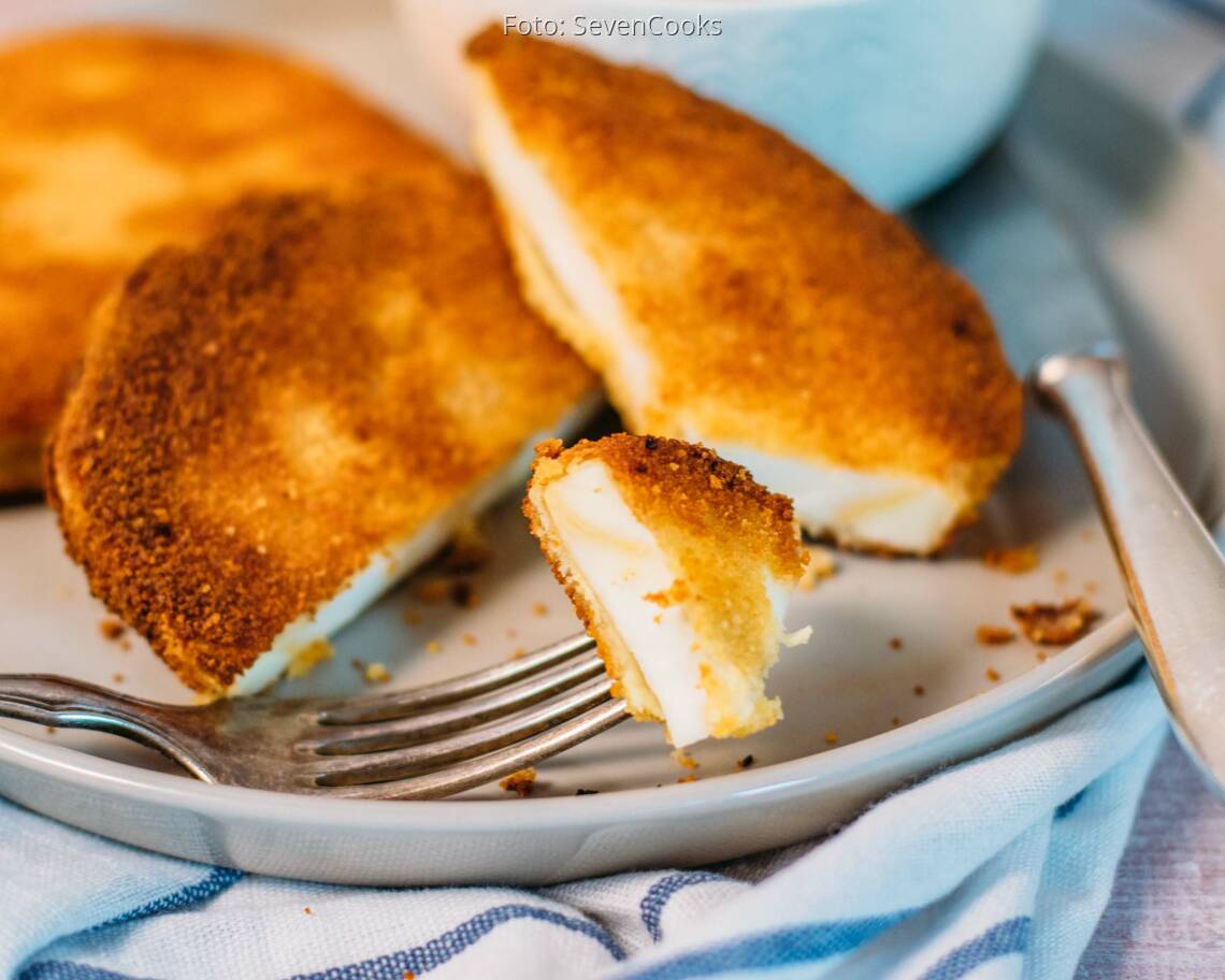 Veganes Rezept: Sellerieschnitzel mit Rhabarbersalat 3