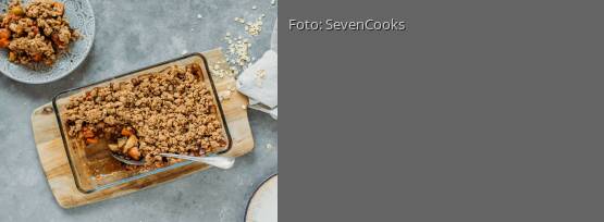 Rezeptbild für "Süßer Kürbis-Apfel-Crumble"