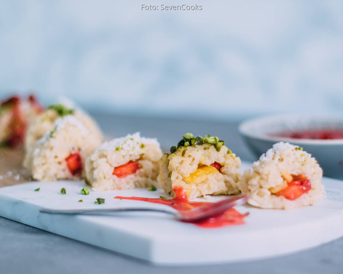 Veganes Rezept: Süßes Sushi