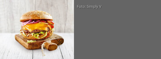 Rezeptbild für "Simply V Burger"