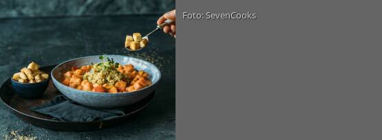 Rezeptbild für "Süßkartoffel-Kürbis-Ragout"