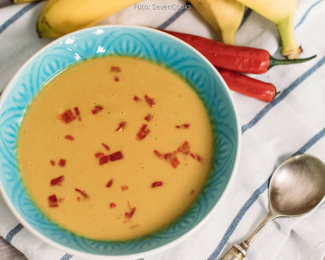 Veganes Rezept: Süßkartoffel-Bananen-Suppe_1