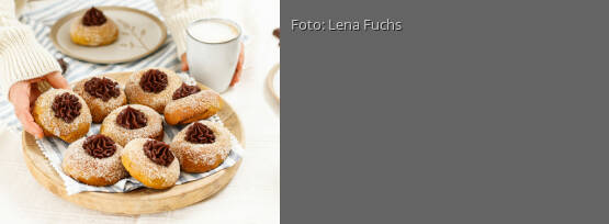 Rezeptbild für "Süßkartoffelbällchen mit Schoko-Füllung"