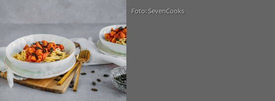 Rezeptbild für "Pasta mit Kürbis"