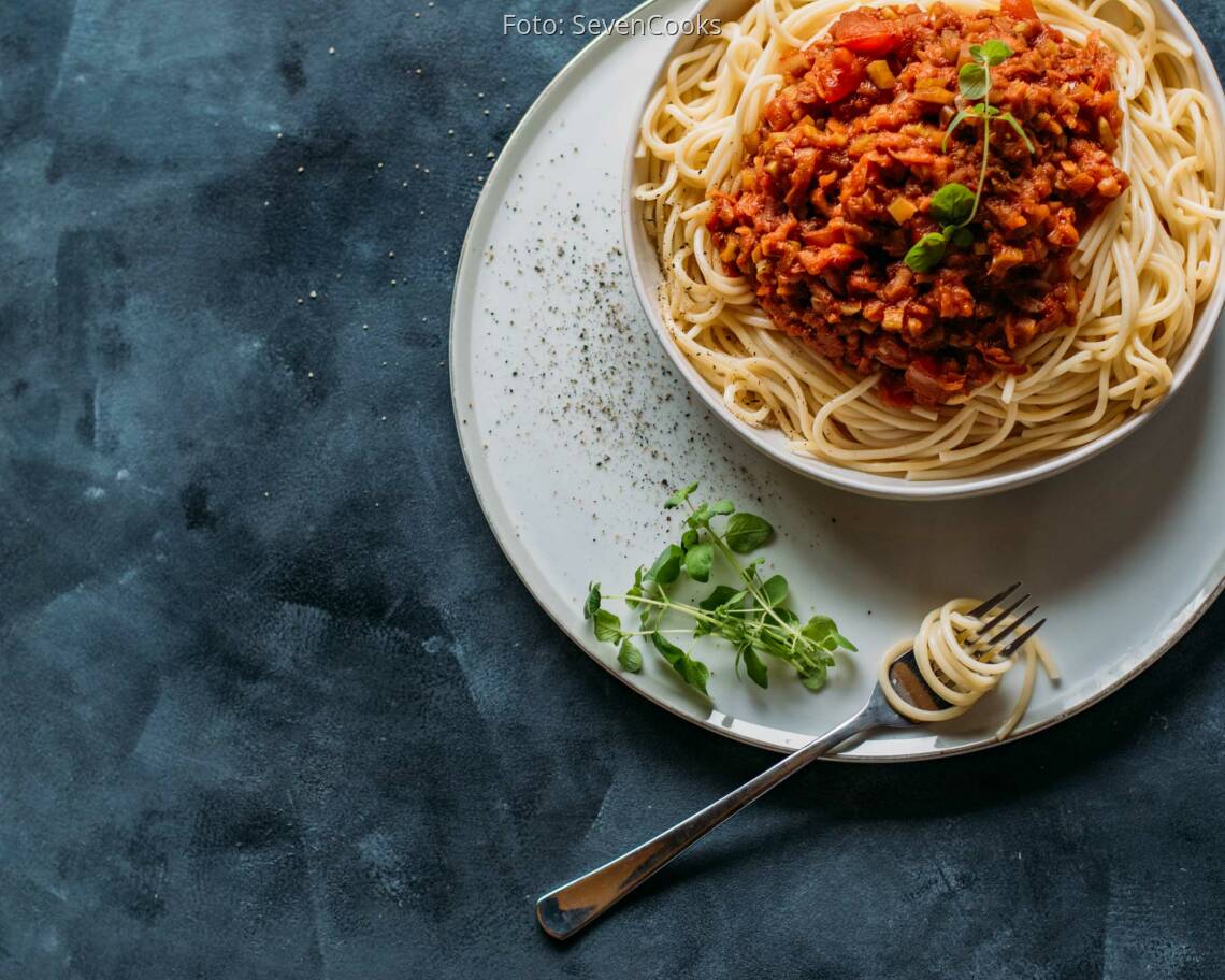Veganes Rezept: Spaghetti mit Sellerie-Bolognese 2