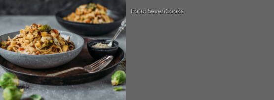 Rezeptbild für "Spaghetti mit Wintergemüse"