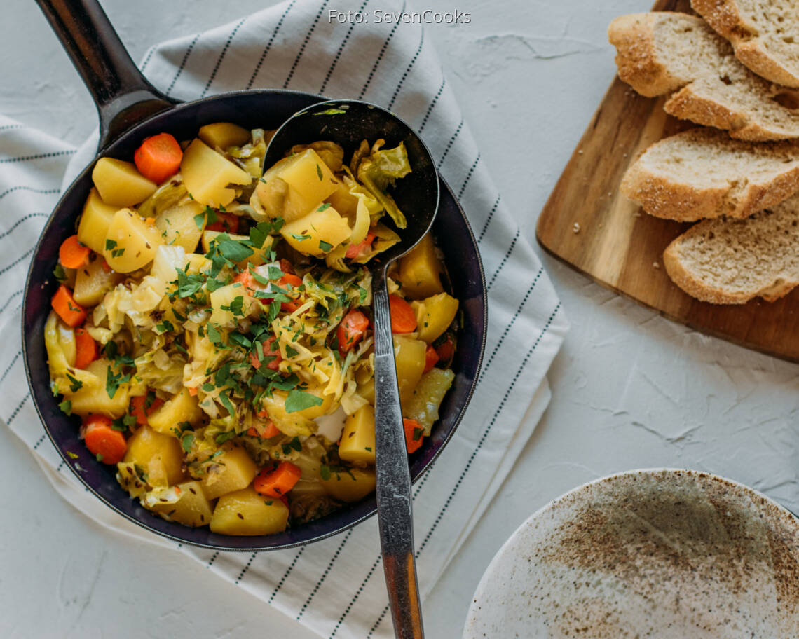 Veganes Rezept: Spitzkohleintopf 1