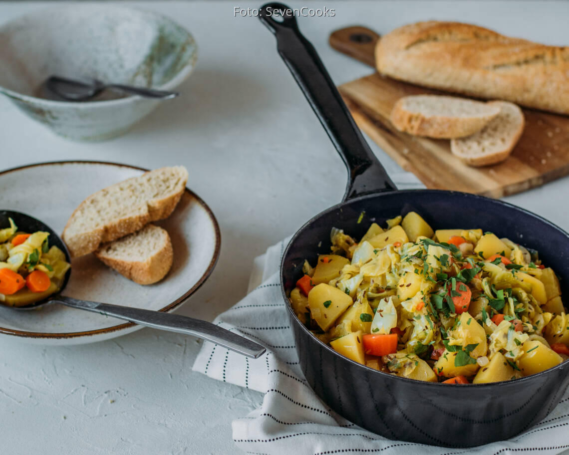 Veganes Rezept: Spitzkohleintopf 3