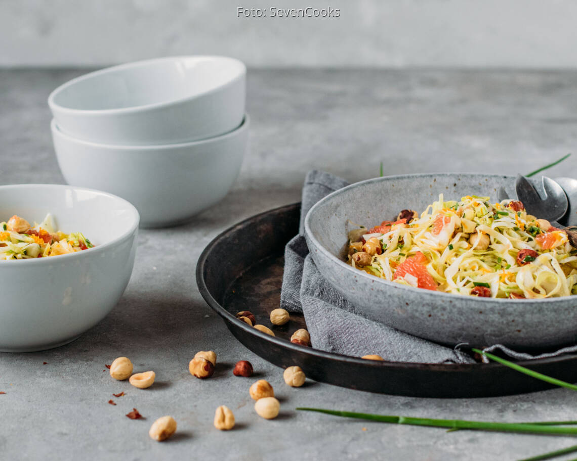 Veganes Rezept: Spitzkohlsalat 2