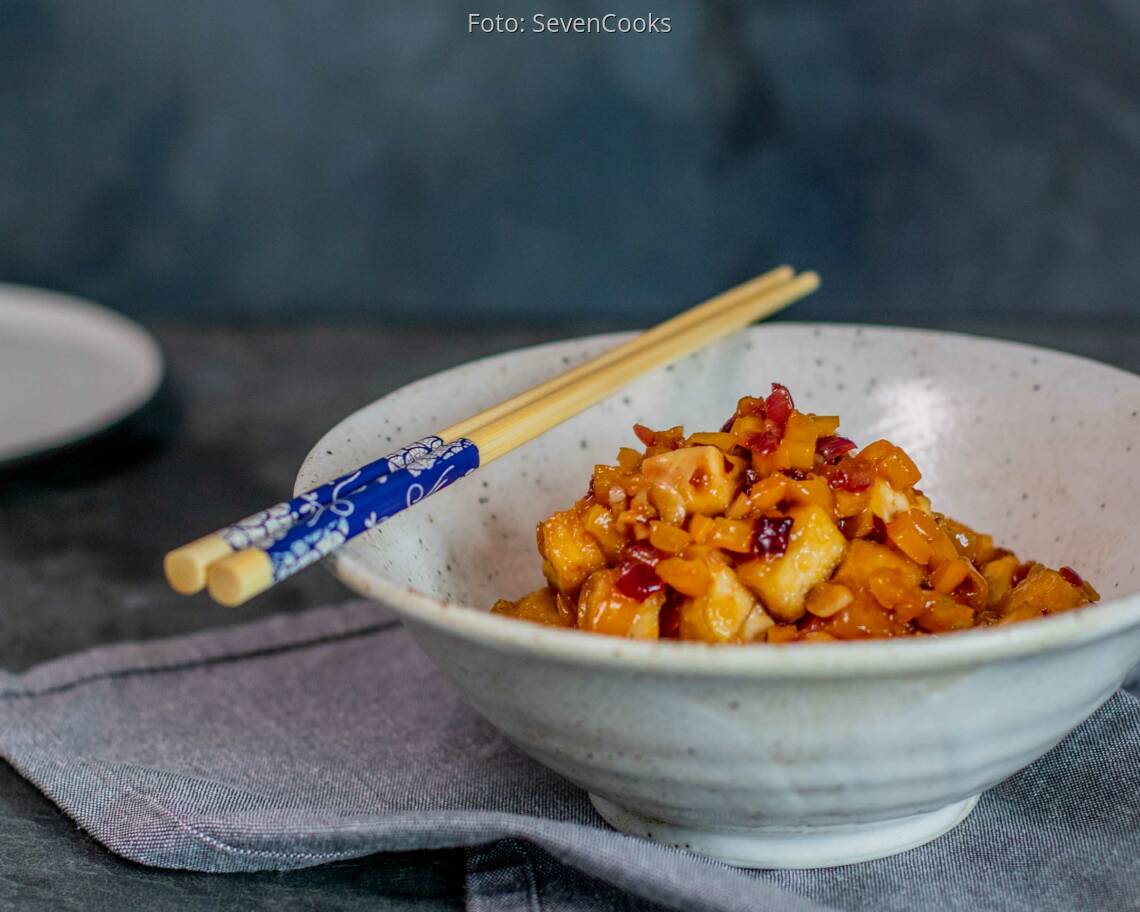 Veganes Rezept: Stir fried Tofu 1