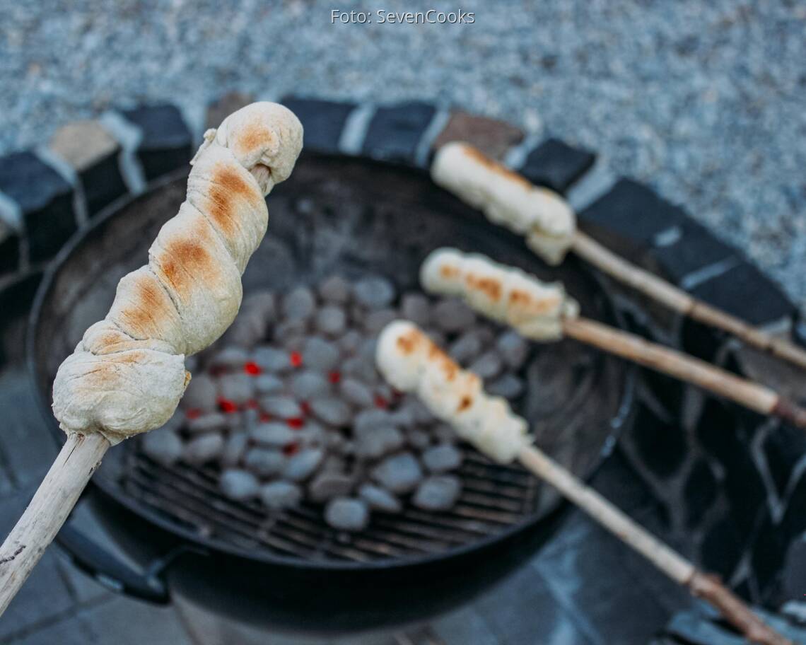 Veganes Rezept: Stockbrot 1