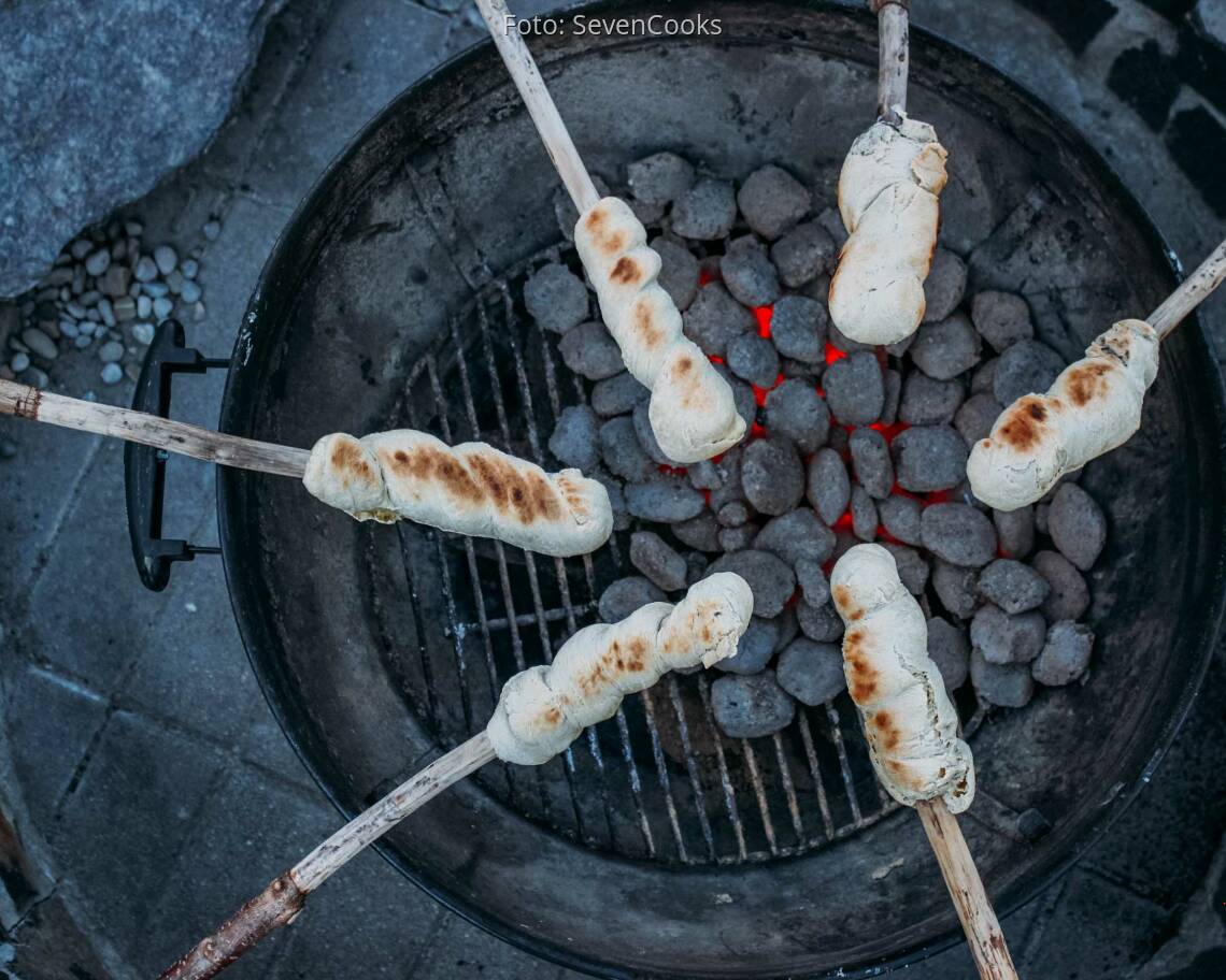 Veganes Rezept: Stockbrot 2