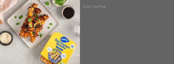 Rezeptbild für "Teriyaki Spieße mit SoFine SoChicken"