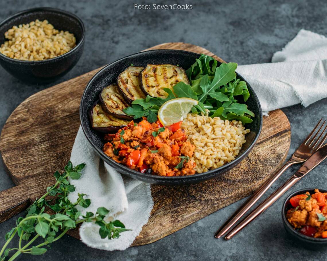 Veganes Rezept: Tofu Rosso Bowl 2