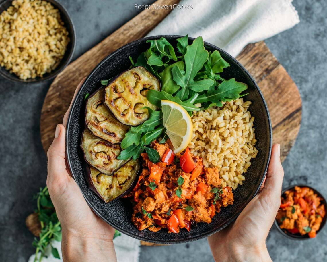 Veganes Rezept: Tofu Rosso Bowl 3