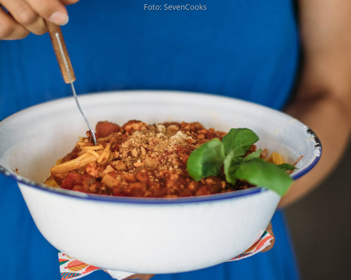 Veganes Rezept: Tofu-Bolognese