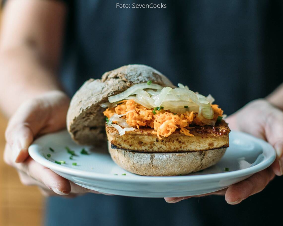 Veganes Rezept: Tofu-Karotten-Semmel_2