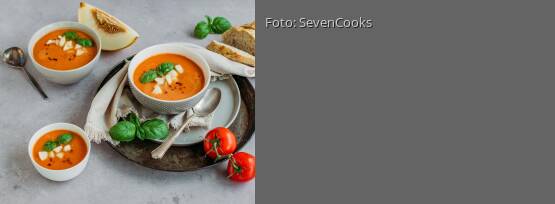 Rezeptbild für "Tomaten-Honigmelonen-Suppe"