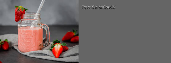 Rezeptbild für "Trinkjoghurt mit Erdbeeren"
