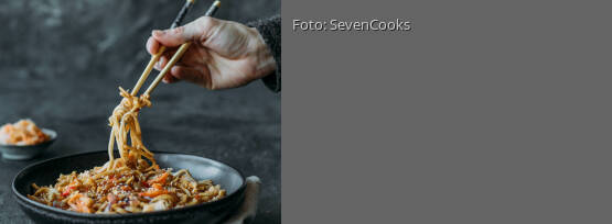 Rezeptbild für "Udon-Nudeln mit Kimchi"