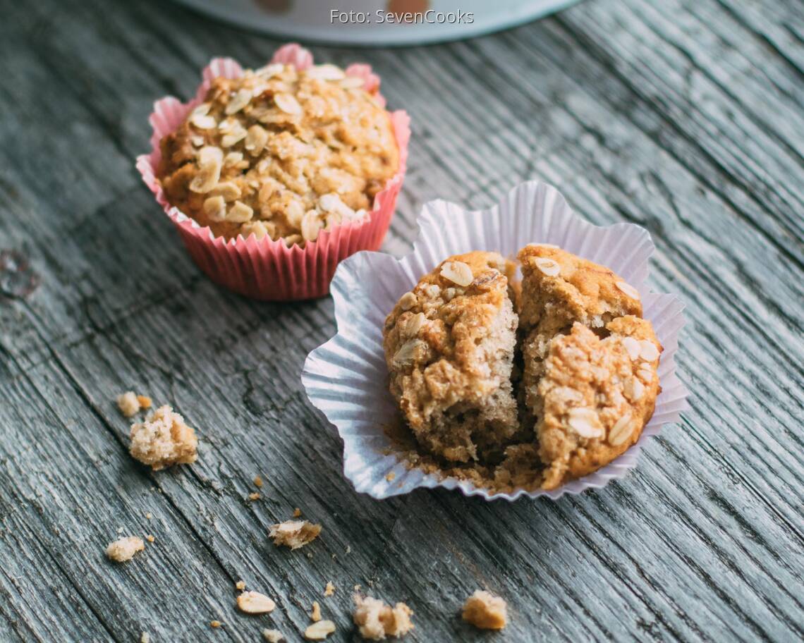 Veganes Rezept: Vegane Bananen-Muffins