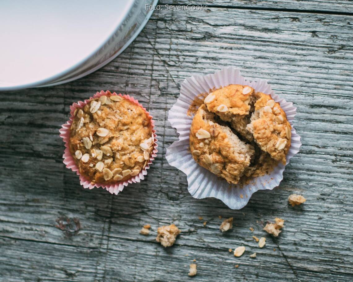 Veganes Rezept: Vegane Bananen-Muffins