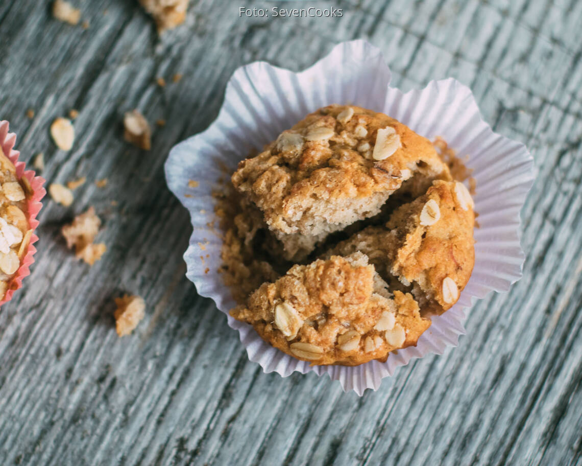 Veganes Rezept: Vegane Bananen-Muffins