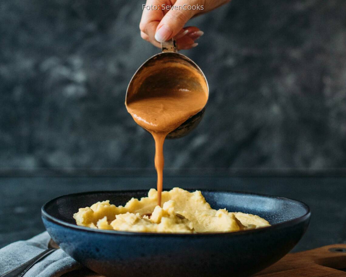 Veganes Rezept: Vegane Bratensoße