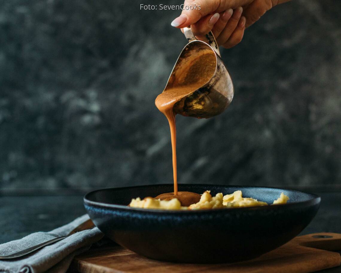 Veganes Rezept: Vegane Bratensoße
