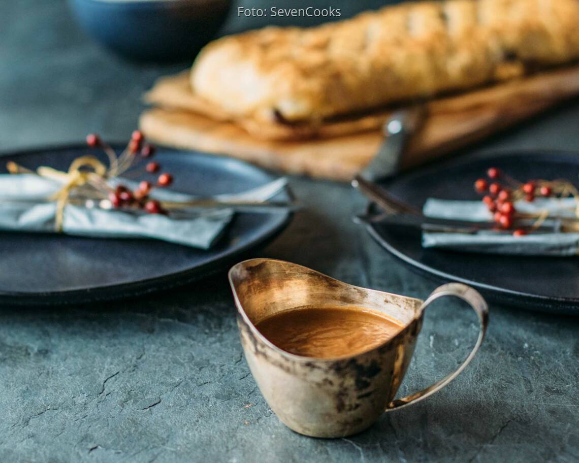 Veganes Rezept: Vegane Bratensoße