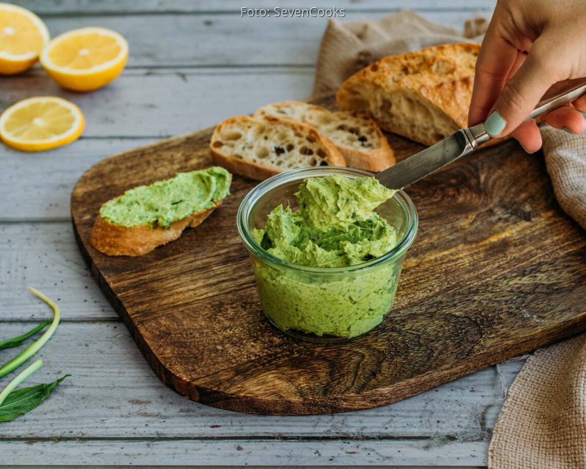 Veganes Rezept: Vegane Bärlauch-Butter 1