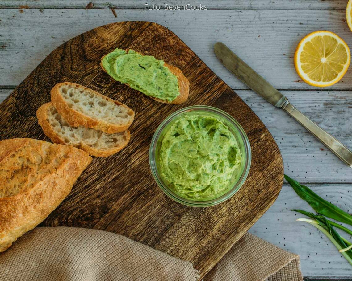 Veganes Rezept: Vegane Bärlauch-Butter 2