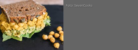 Rezeptbild für "Vegane Chickpea Cream Sandwiches"