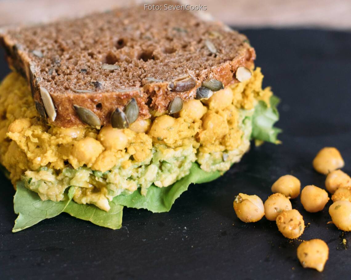 Veganes Rezept: Vegane Chikpea Cream Sandwiches