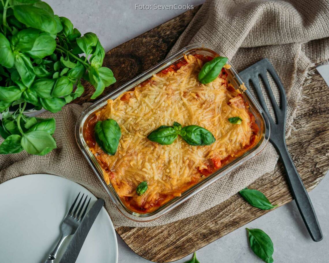 Veganes Rezept: Vegane Gemüselasagne 3