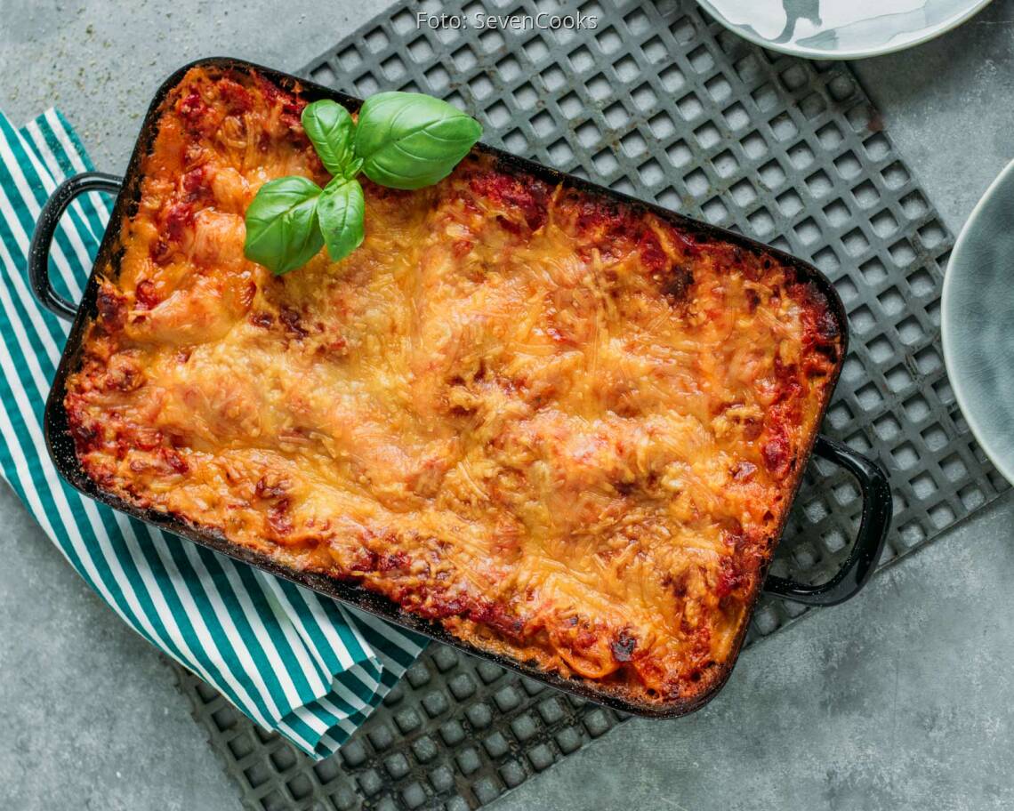 Veganes Rezept: Vegane Hackfleisch Lasagne 1